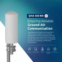 Engineered for Air-Ground-Air (AGA) Applications, the QHA 450-RH Antenna